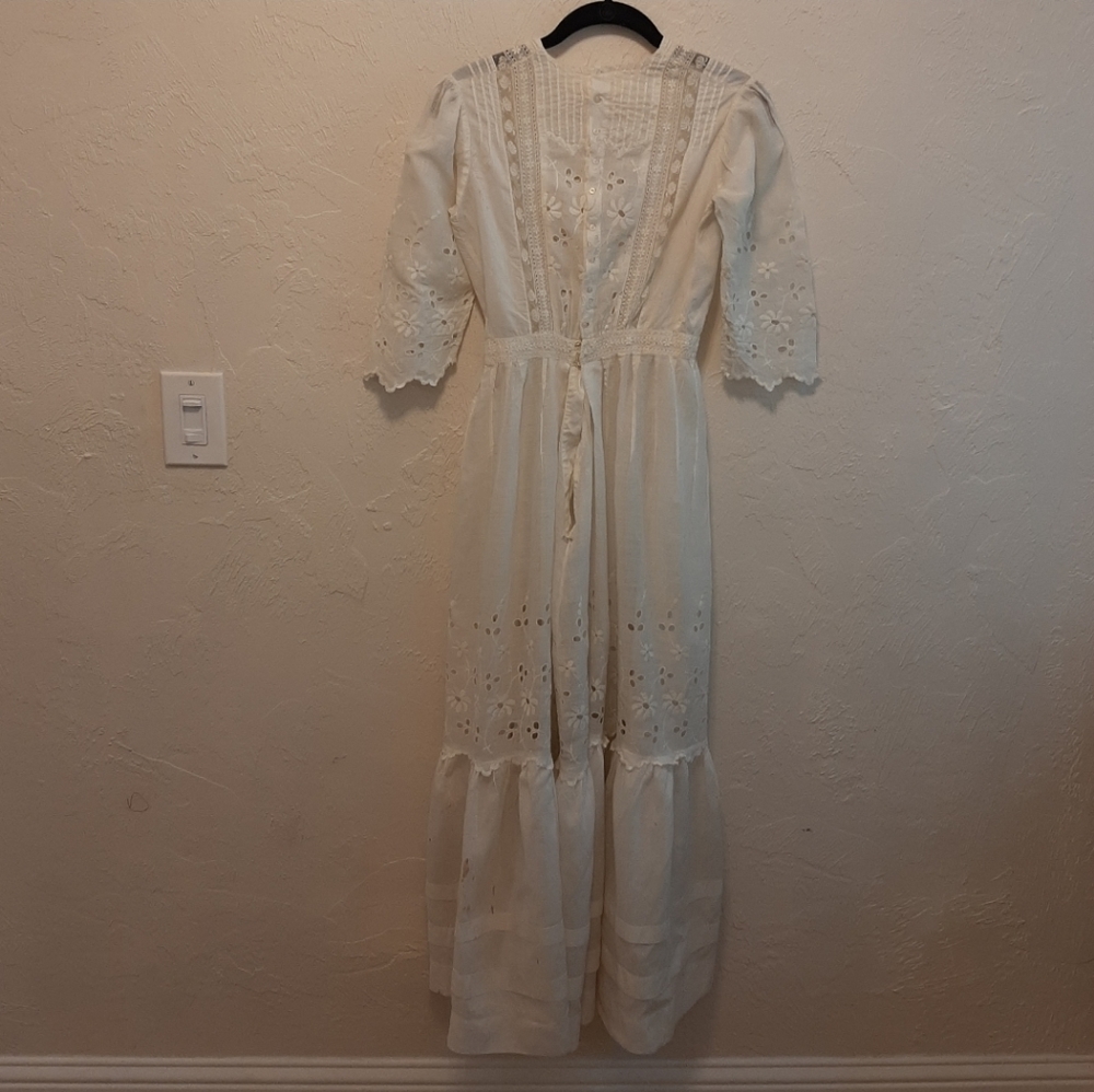 ❌SOLD❌ Vintage Rare 1900s Edwardian Dress XXS - Picture 8 of 16